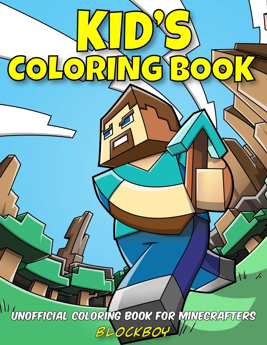 Best Minecraft Coloring Book for Kids - Unofficial Minecraft Themed Activity Book for Children | Fun & Creative Gift for Young Gamers & Art Lovers