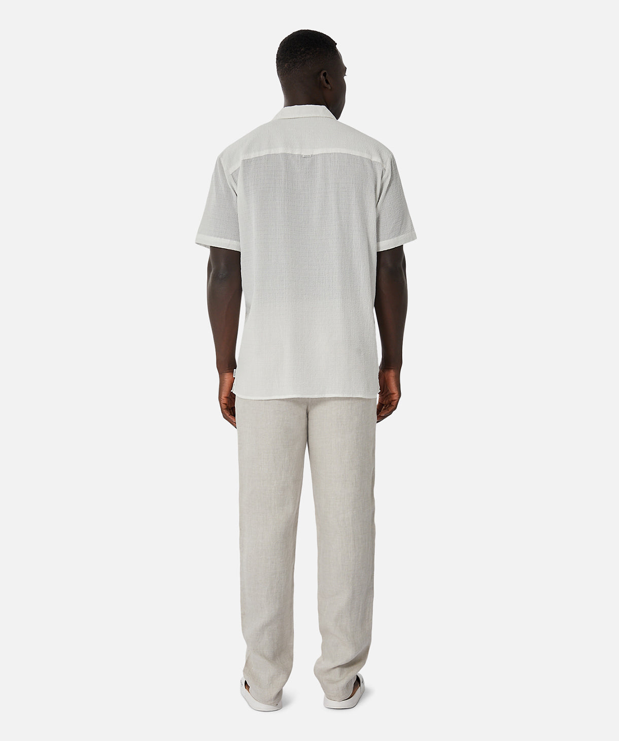 Claro SS Shirt for Men - Premium Short Sleeve Casual T-Shirt in Off White | Comfortable Cotton Blend for Everyday Wear, Street Style & Summer Outfits
