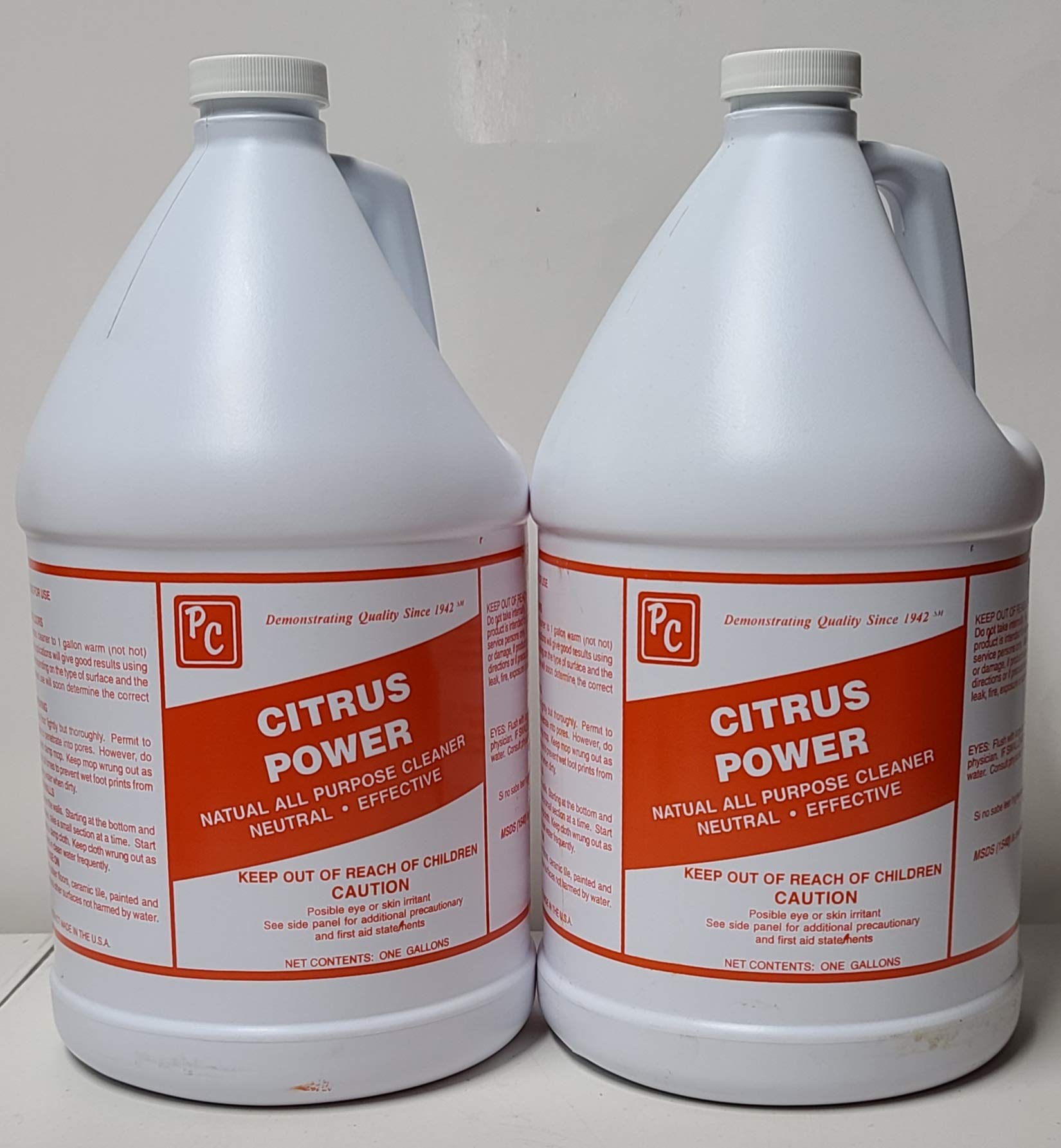 2 Pack Citrus Power Industrial Strength All Purpose Cleaner Concentrate - Makes 32 Gallons per Bottle | Heavy-Duty Degreaser for Kitchen, Garage & Commercial Use