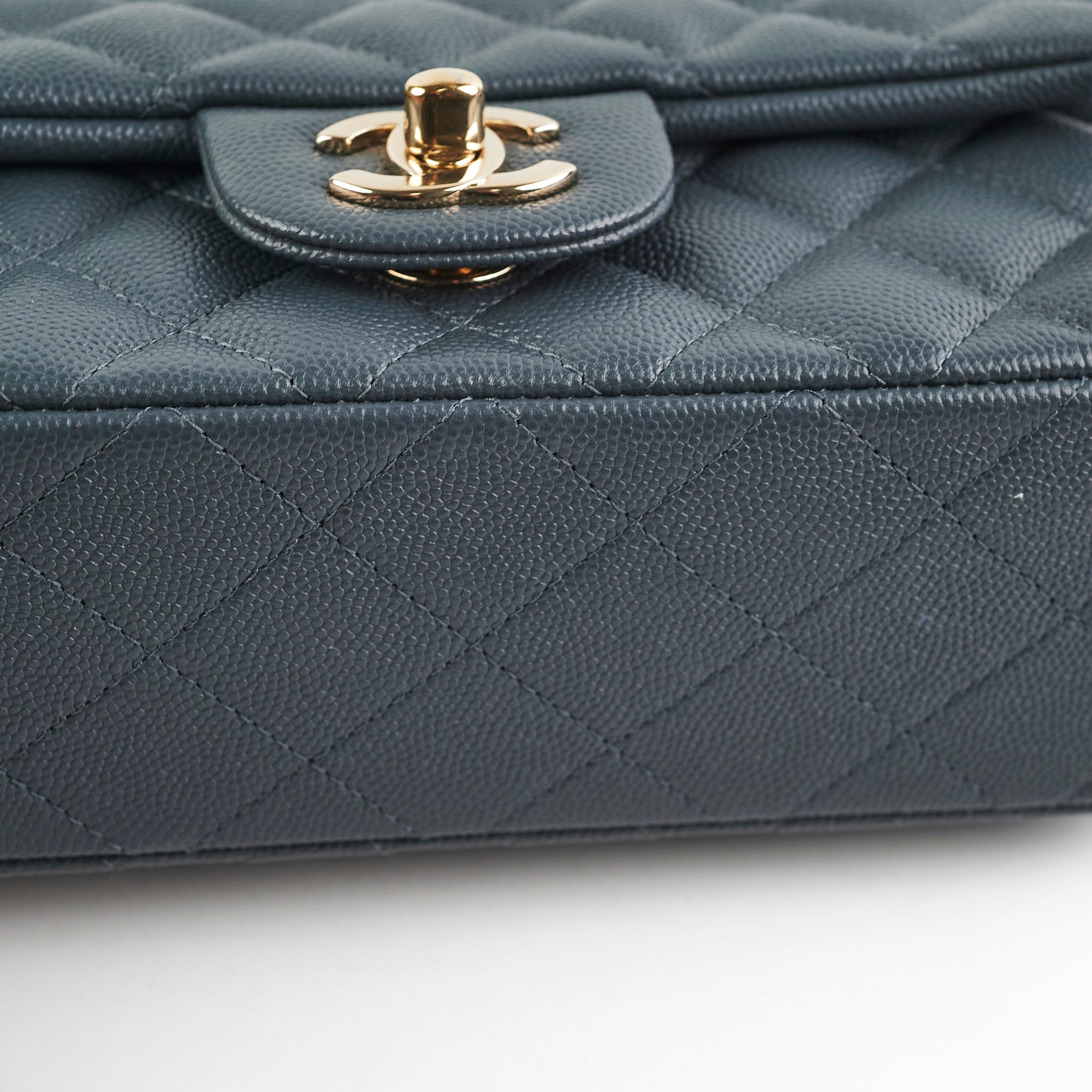 Chanel Caviar Leather Mini Rectangular Flap Bag in Grey - Perfect for Evening Events & Luxury Fashion Accessories