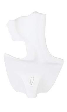 SSWBasics Small Side Profile White Earring and Necklace Display Stand - Set of 3 for Jewelry Store, Boutique & Home Decor Organization