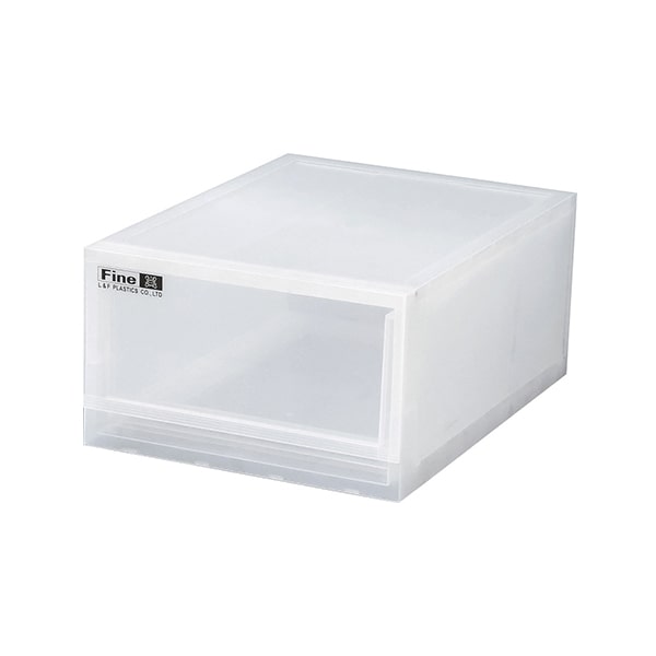 FINE 21L Clear Plastic Storage Organizer Box - Perfect for Home, Office, and Travel Organization