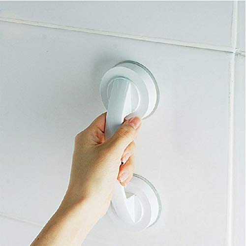 Sturdy Bathroom Safety Grab Bar - Non-Slip Vacuum Suction Cup Handrail for Elderly & Disabled - Secure Grip for Glass Doors, Showers, and Wet Areas - Ideal for Home, Hospital & Senior Care Facilities