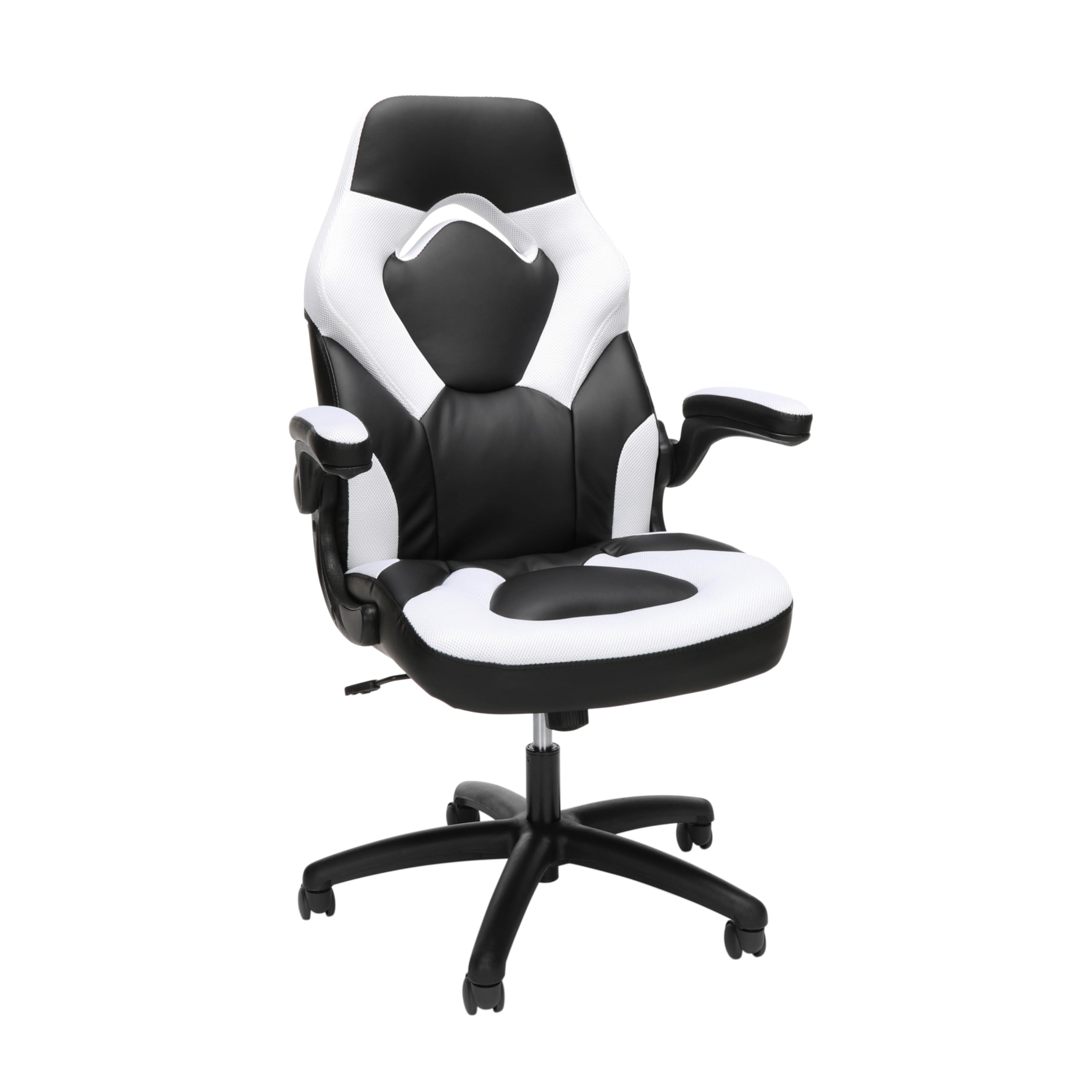 RESPAWN 3085 Ergonomic Gaming Chair - Adjustable Office Computer Chair with Headrest, Lumbar Support & Tilt Lock for Adults - White - Perfect for PC Gaming, Home Office & Workstation Setup