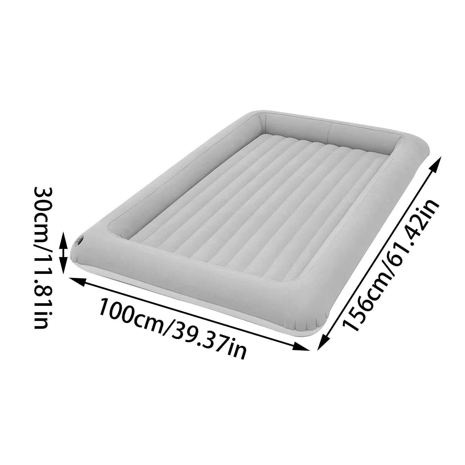 Inflatable Toddler Travel Bed - Portable Folding Air Mattress with Detachable Inner Pad for Kids | Lightweight & Compact Sleeping Solution for Airplane, Camping & Sleepovers | Perfect for Travel, Outdoor Adventures & Home Use