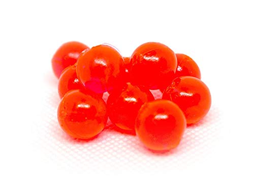 BNR Tackle Soft Fishing Beads - Red, Small Size for Trout and Salmon Fishing Lures - Perfect for Fly Fishing, Bait Rigging, and Tackle Accessories