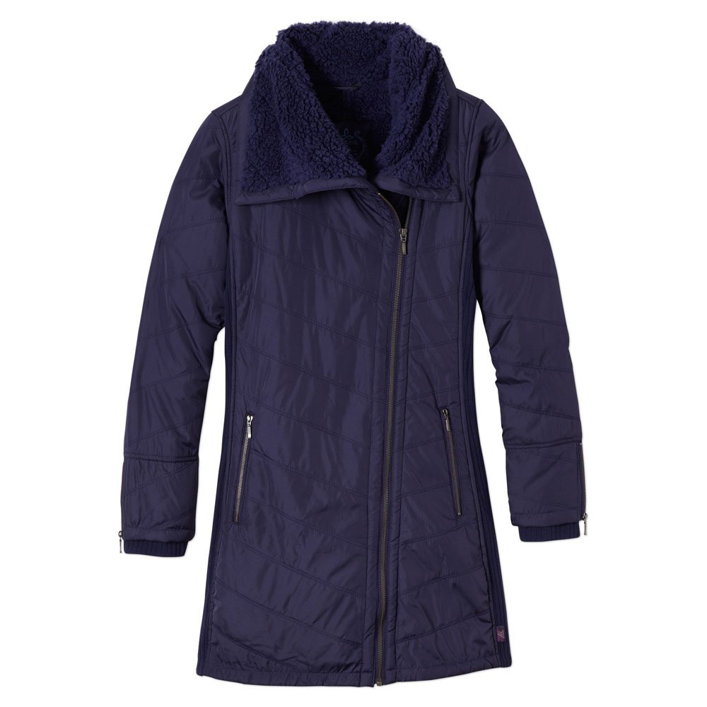 prAna Women's Diva Long Jacket - Lightweight Water-Resistant Outdoor Jacket for Hiking, Travel & Everyday Wear