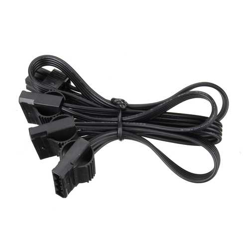 5V/12V 18AWG 6 Pin Male to 4 Pin Molex Female PCI-E Power Extension Cable for Graphics Card, PC Power Supply - Perfect for GPU Upgrades, Computer Builds, and Custom PC Wiring