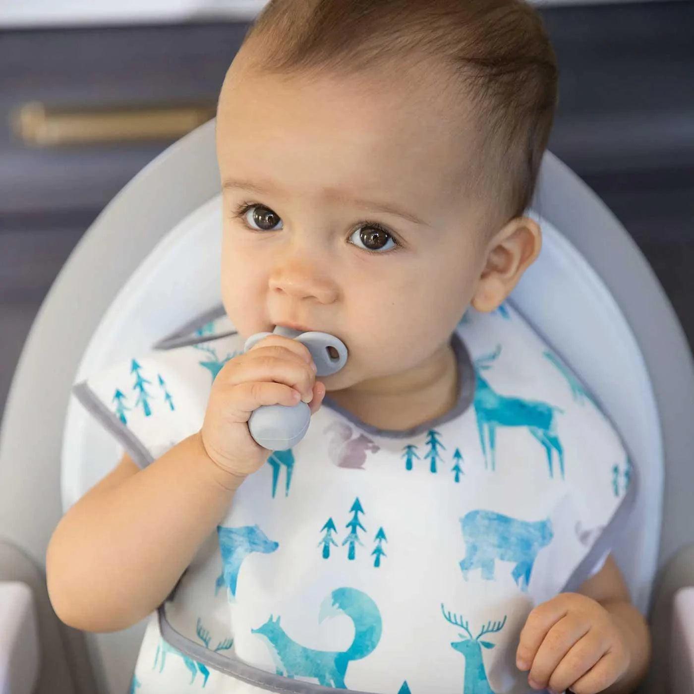 Bumkins Silicone Baby Chewtensils - Safe, Durable Teething Toys for Infants & Toddlers - Perfect for Mealtime, Travel, and Soothing Sore Gums