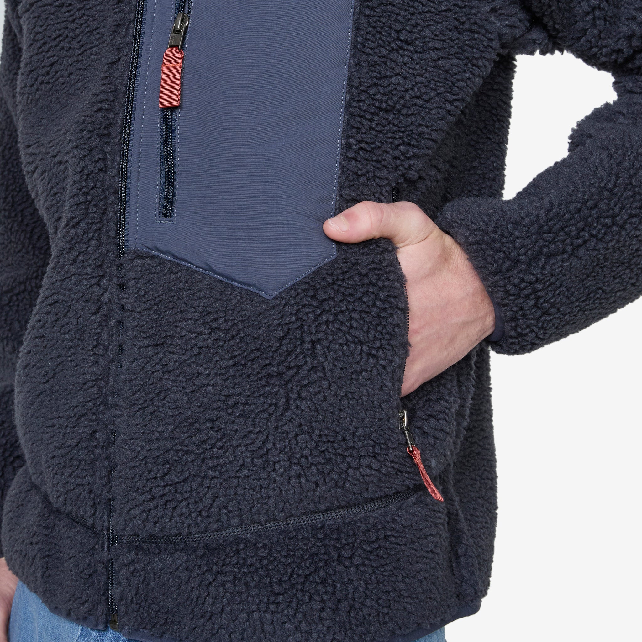 Classic Retro X Jacket in Smolder Blue - Vintage Style Men's Outerwear for Casual Wear & Outdoor Adventures