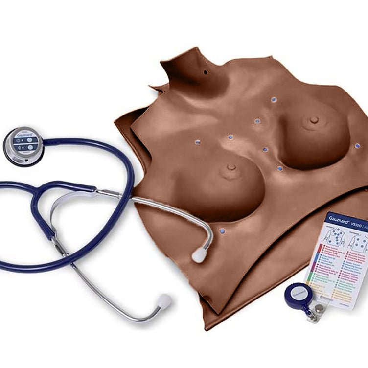Upgraded Heart and Lung Sounds Auscultation Kit for Medical Training Manikins - Perfect for Nursing Students & Healthcare Professionals Practice