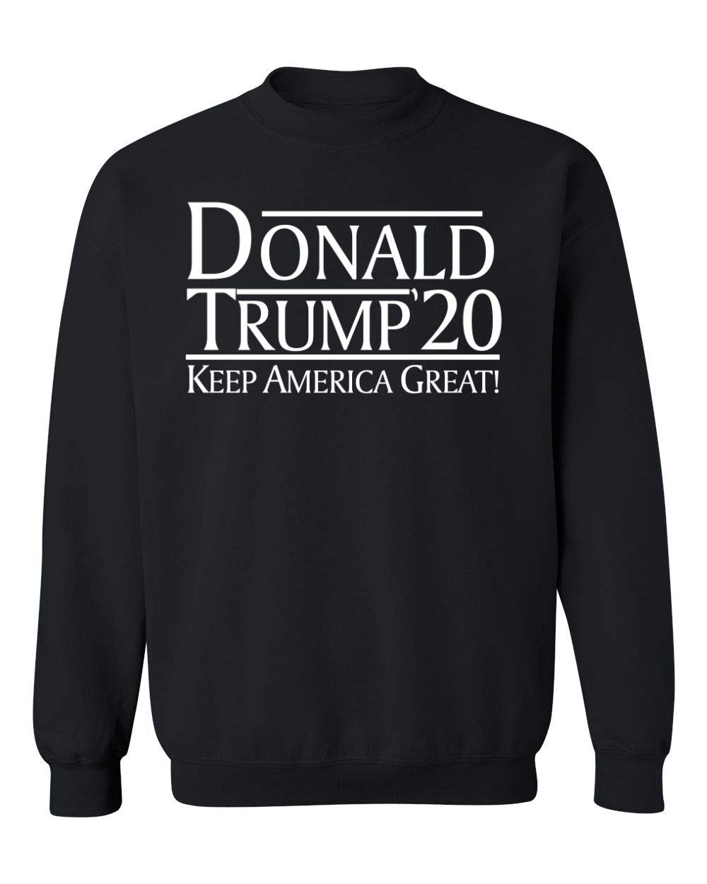 Kropsis Donald Trump 20 Keep America Great Crewneck Sweatshirt - Patriotic Political Apparel for Trump Supporters & Conservative Events