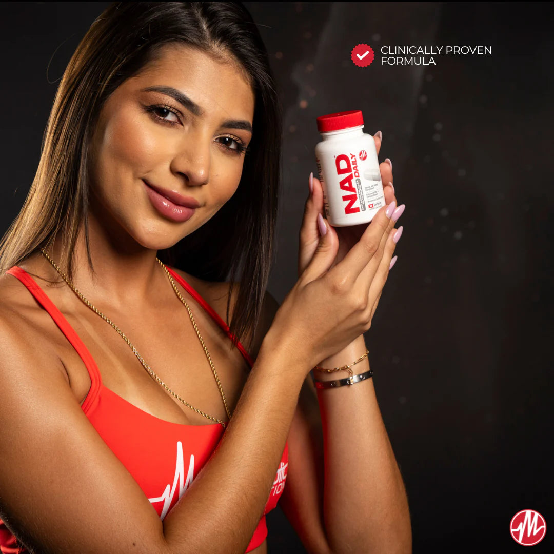 Metabolic Nutrition NAD MAX+ Supplement - Premium NAD+ Booster for Anti-Aging, Energy & Cellular Repair | Supports Brain Health & Metabolism | Ideal for Athletes, Biohackers & Wellness Enthusiasts