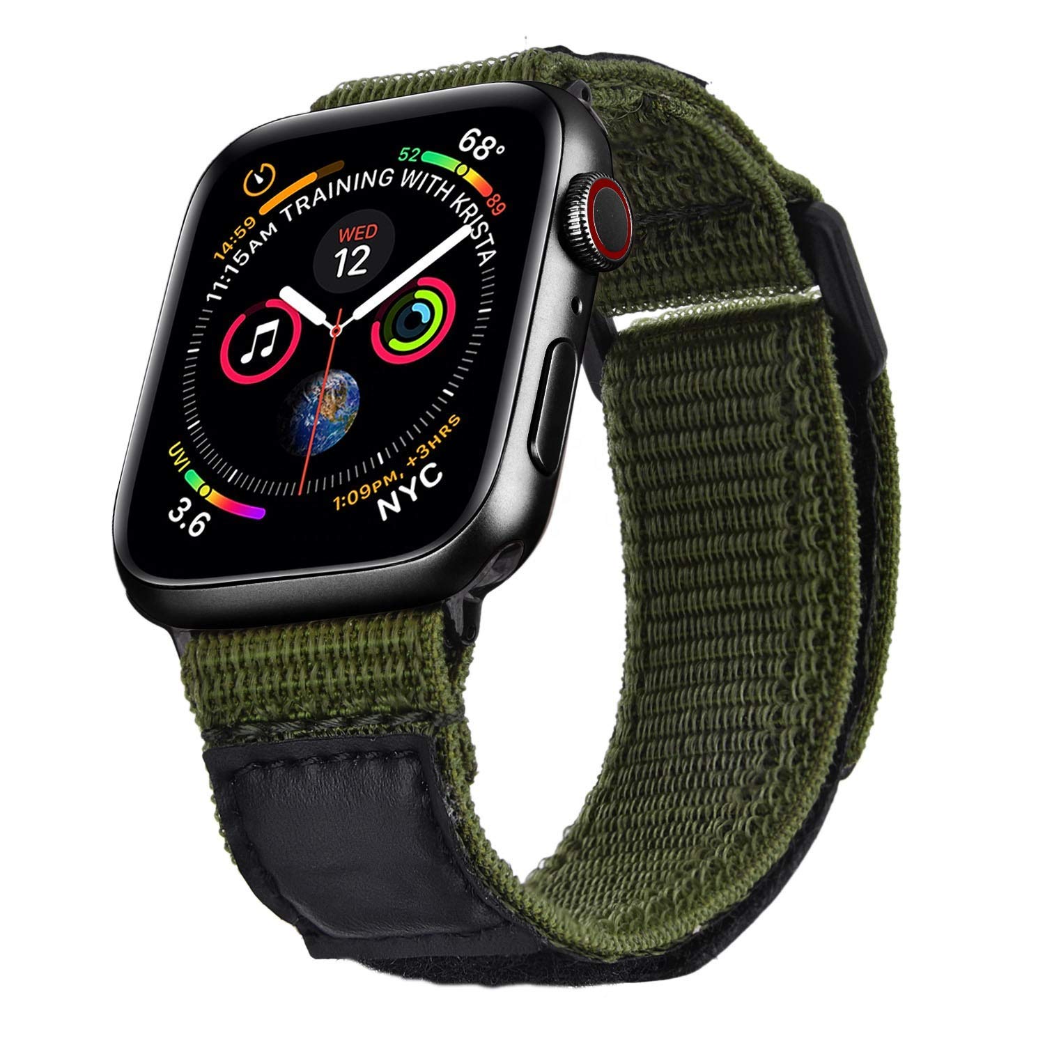 Premium Fashion Bands for Apple Watch 38mm 40mm 41mm 42mm 44mm 45mm - Compatible with Series 8/7/6/SE/5/4/3/2/1 - Stylish & Durable iWatch Straps for Men & Women - Perfect for Workouts, Office & Everyday Wear