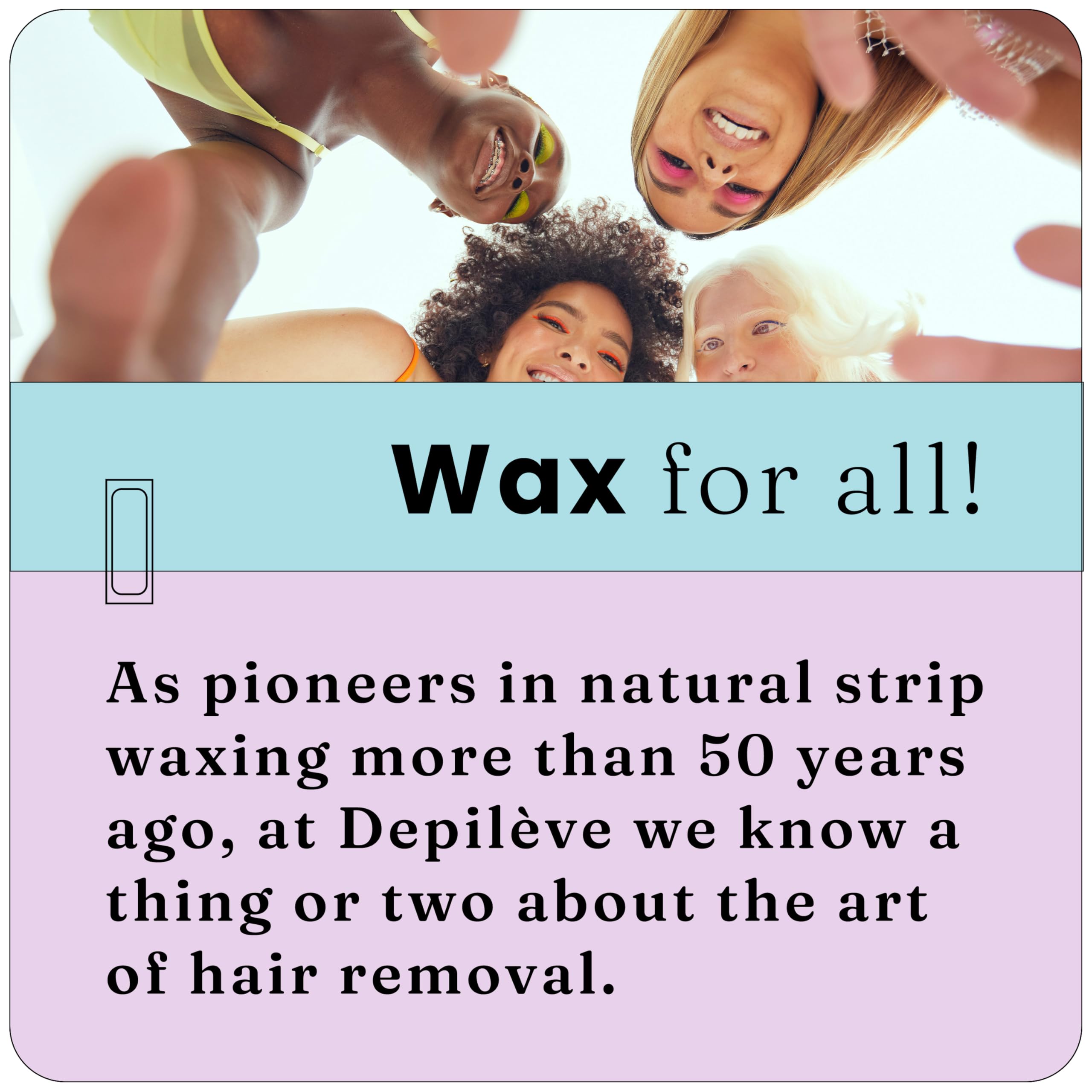 Depileve Sensitive Skin Hair Removal Wax - Lavender Rosin Wax for Full Body & Bikini Area - Moisturizing Strip Wax for Women & Men - Salon & Home Use - Perfect for Legs, Arms, Underarms & Face