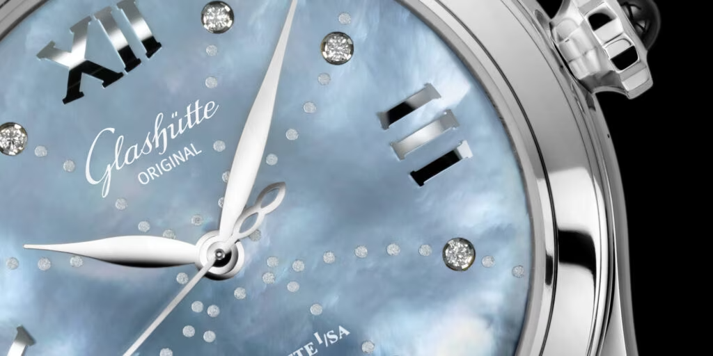 Glashutte Original Serenade Ladies Watch - Stainless Steel & Diamonds - Luxury Women's Timepiece for Formal Events & Special Occasions