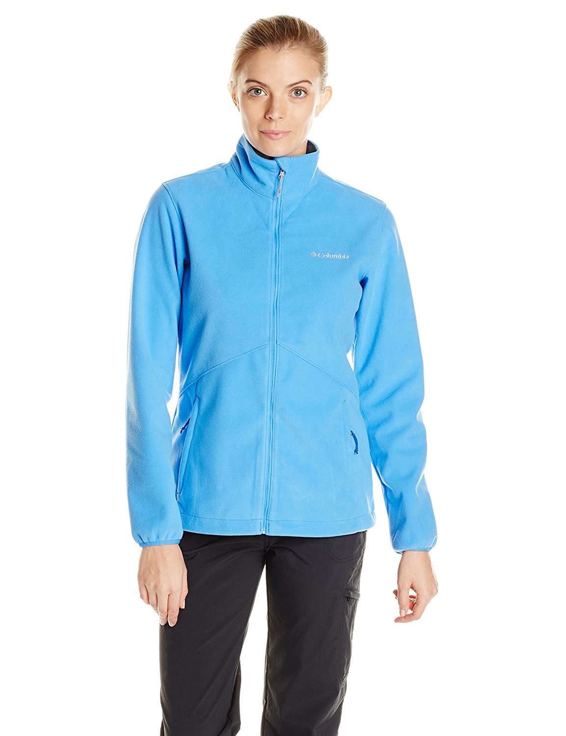 Columbia Women's Wind Protector Fleece Jacket - Lightweight Warm Winter Coat for Hiking, Camping & Outdoor Activities | Water-Resistant & Windproof Midlayer