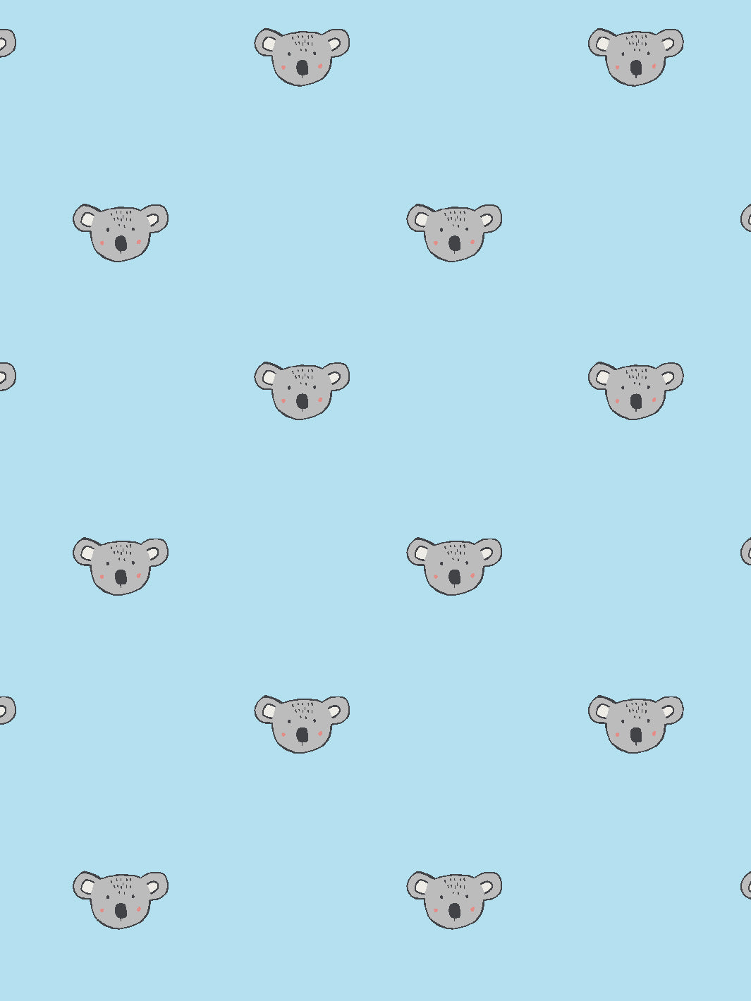 Koala Wallpaper by Tea Collection - Baby Blue Nursery Decor | Perfect for Kids' Rooms & Playrooms