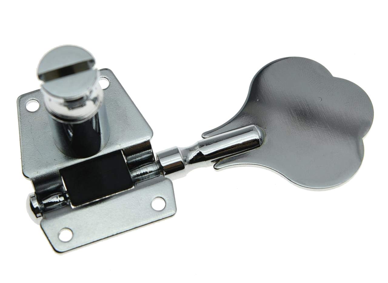 Chrome 4R Bass Tuners - Precision Tuning Keys & Machine Heads for Jazz Bass & Precision Bass - Perfect for Guitar Setup & Maintenance