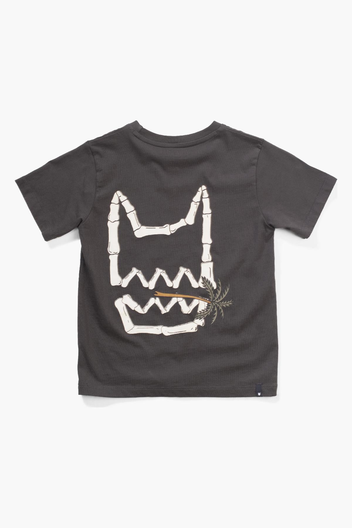 Boys' Monster Kids Graphic T-Shirt - Soft Black Cotton Tee for Casual Wear & Everyday Outfits