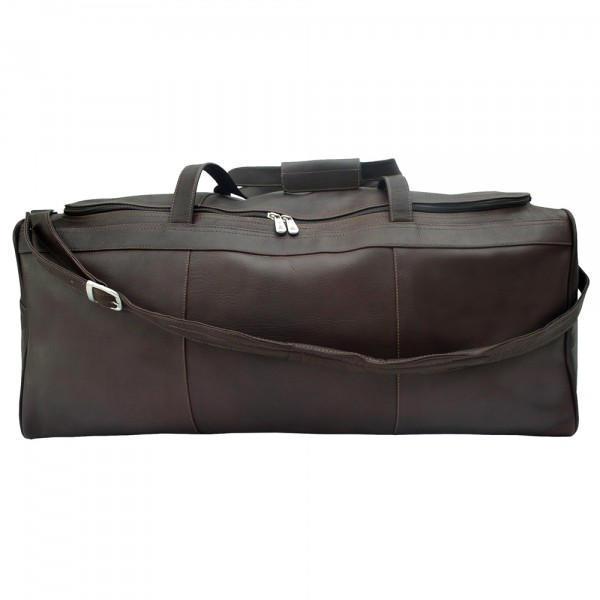 Premium Genuine Leather Large Duffel Bag for Travel - Durable Weekender Carryall with Shoulder Strap - Perfect for Business Trips, Gym & Weekend Getaways