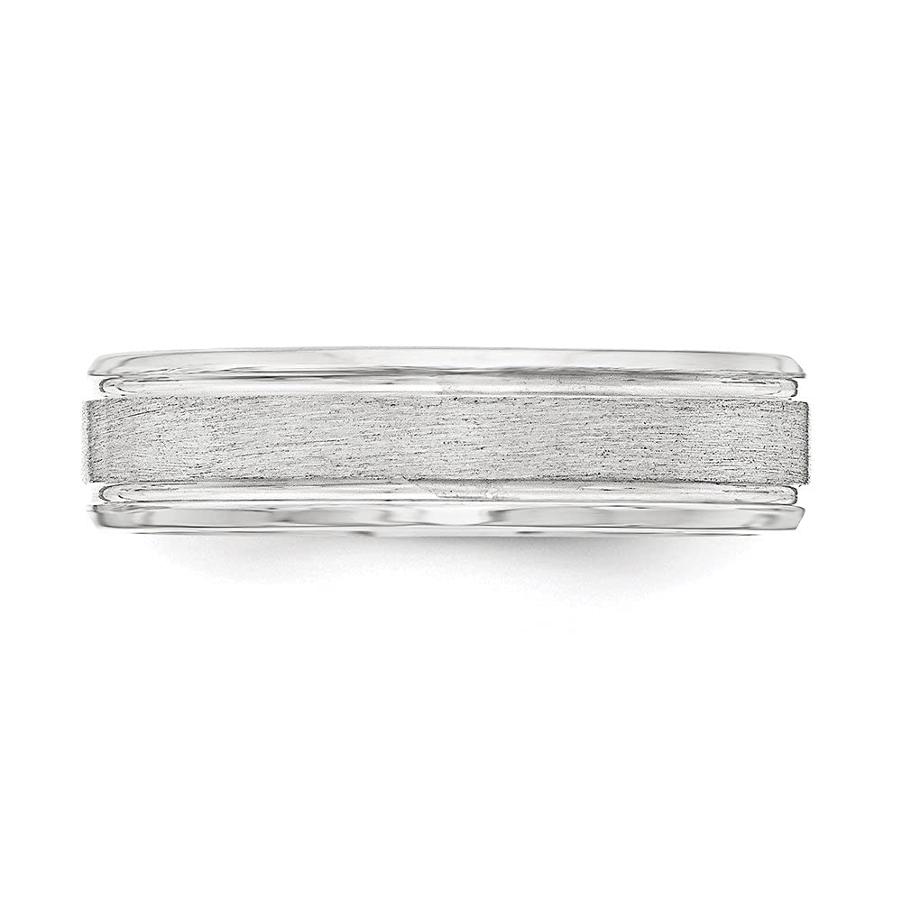 Diamond2Deal 925 Sterling Silver 6mm Wedding Band Ring for Women & Men - Classic Comfort Fit Wedding Ring, Anniversary Ring, Engagement Ring - Perfect for Everyday Wear, Proposals & Special Occasions