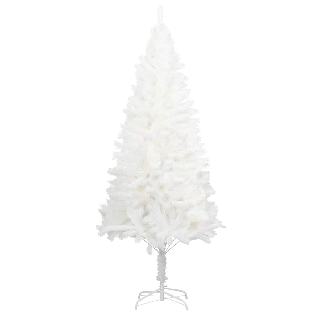 FAMIROSA 8 ft White Artificial Christmas Tree with Stand - 1560 Lifelike Needles & Frosted Branches - Perfect for Home, Office, Party & Holiday Decor (8x3 ft) | Indoor & Outdoor Xmas Decorations