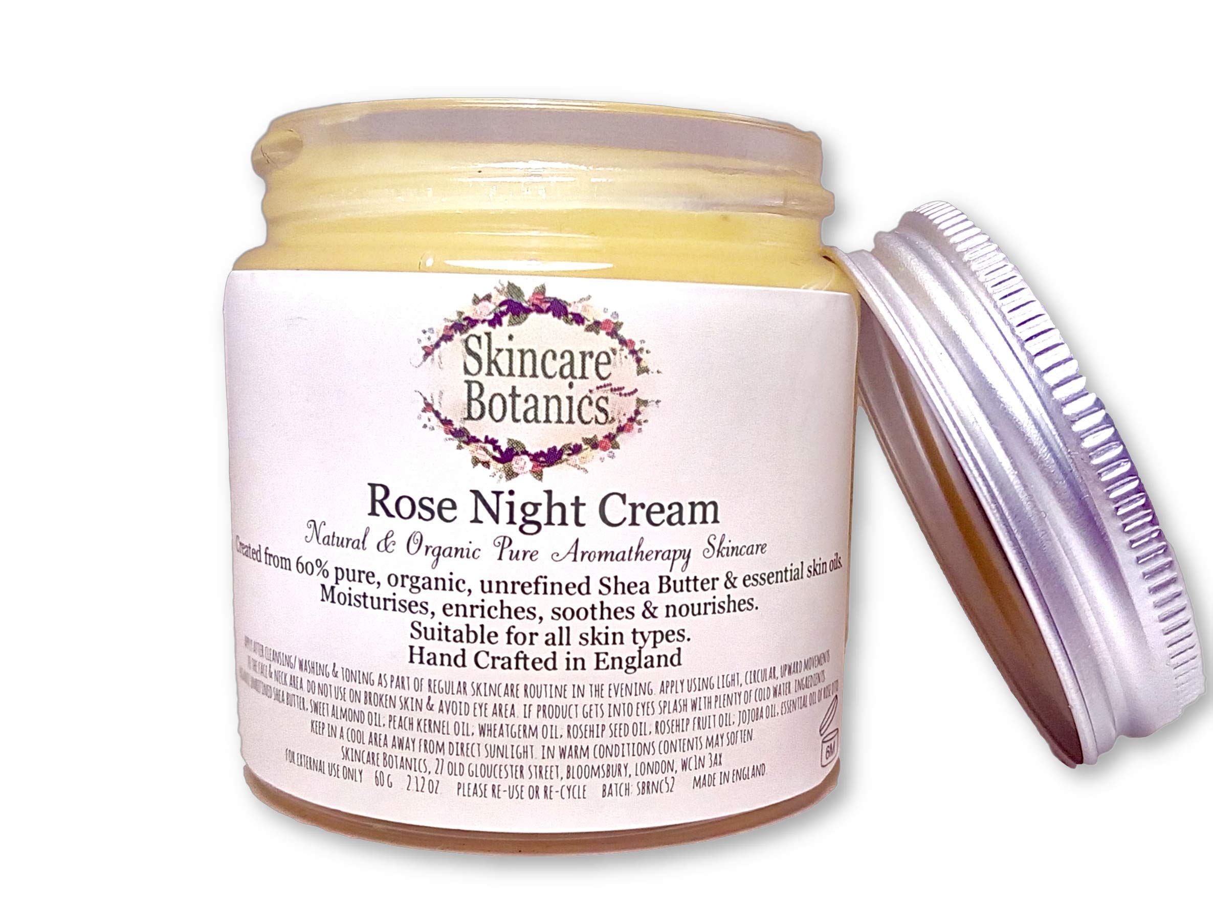 Skincare Botanics Natural & Organic Rose Moisturizer Duo | Pure Rose Day & Night Creams with Plant Botanicals & Essential Oils for Hydration & Anti-Aging | Perfect for Dry Skin & Nighttime Routine