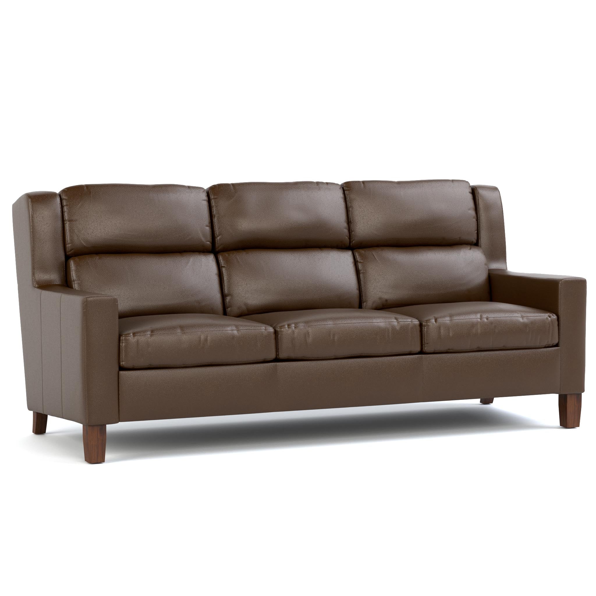 Woodlands Track Arm Sofa - Modern Upholstered Living Room Couch for Home & Office - Perfect for Lounging, Entertaining & Relaxing