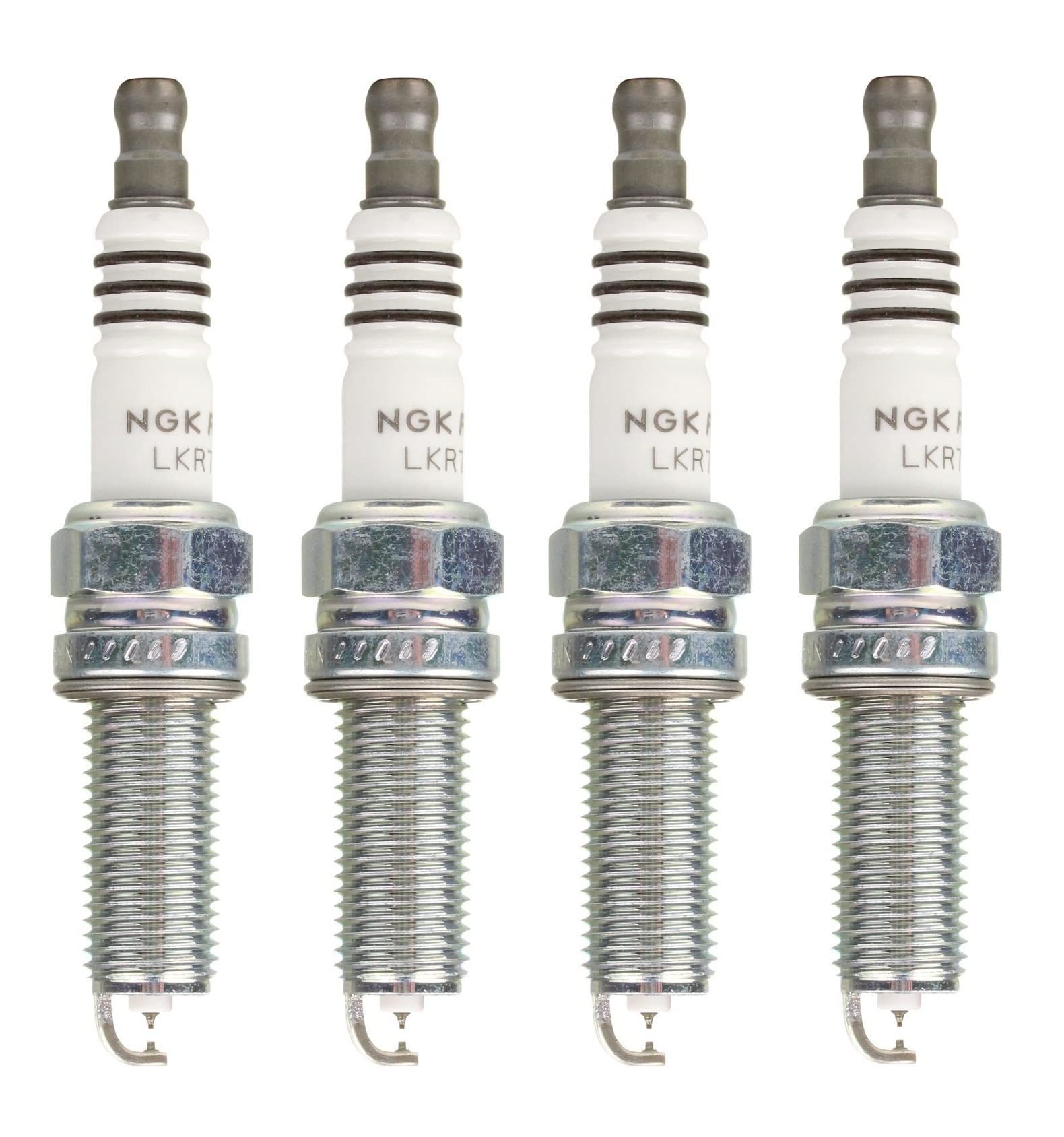 NGK Ruthenium HX Spark Plugs (Set of 4) - Compatible with Acura, Honda, Hyundai, Kia 4-Cylinder Engines - Improve Fuel Efficiency & Engine Performance for Daily Driving & Highway Commutes