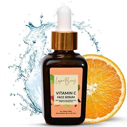 LOGANBERRY Coconut Milk Body Lotion 200ml & Vitamin C Face Serum 30ml - Hydrating Skincare Combo for Dry, Normal & Oily Skin - Men & Women - Perfect for Daily Moisturizing & Anti-Aging Routine