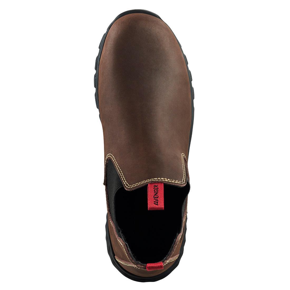Women's Composite Toe SD10 Romeo Work Shoes - Brown Leather Safety Shoes for Construction, Warehouse & Outdoor Work | Slip Resistant & Comfortable