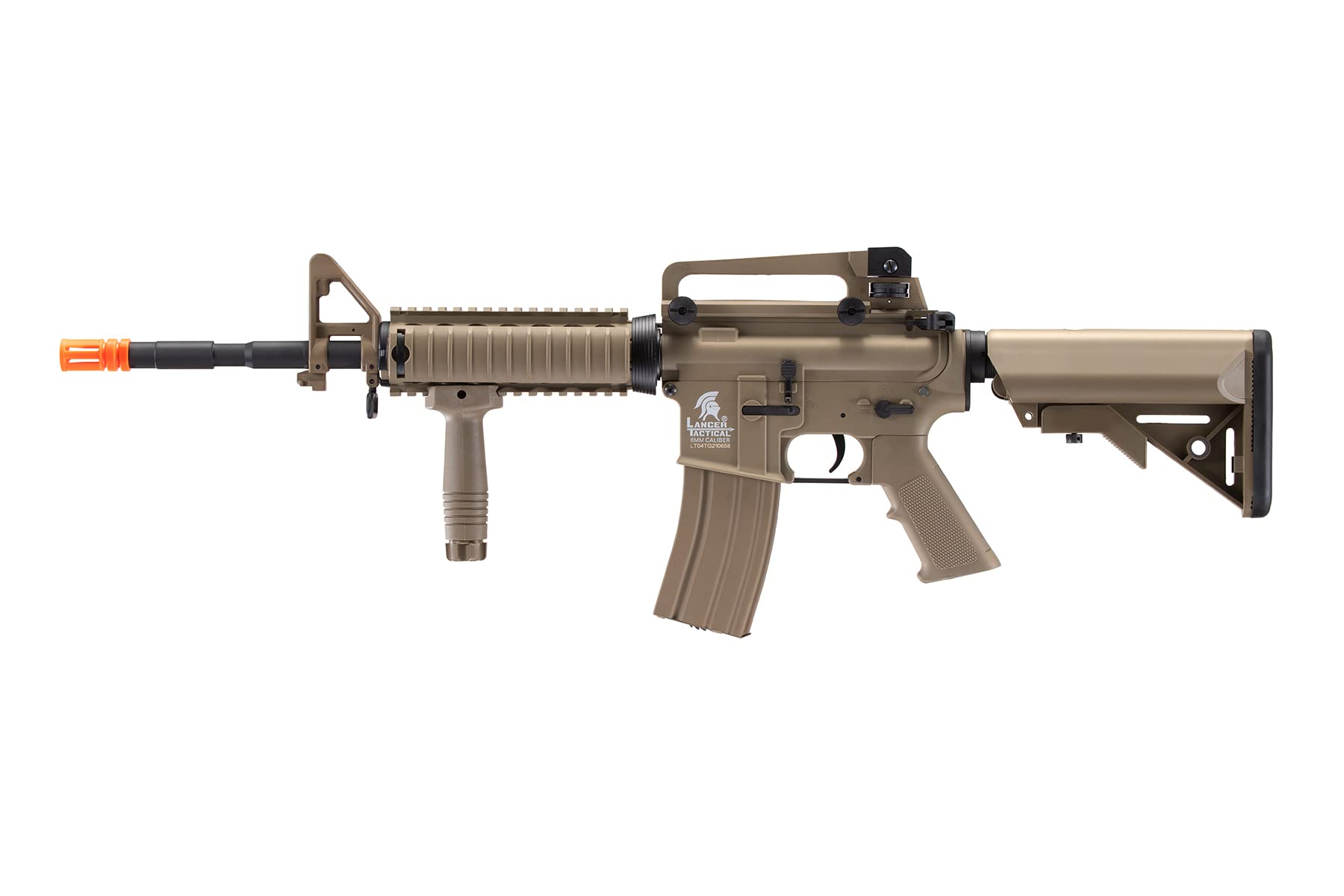 Lancer Tactical Gen 2 RIS Classic M4A1 AEG Airsoft Rifle with 9.6v NiMH Battery, Charger & 1000 Rounds 0.20g BBs - Perfect for Airsoft Battles, Training & Tactical Games