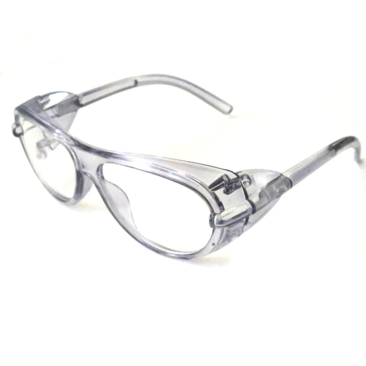 Safety Clear Protective Glasses with Side Shield - ANSI Z87.1 Certified for Work, Lab & DIY Projects - Anti-Fog, Scratch-Resistant Eye Protection for Construction, Woodworking & Chemical Handling