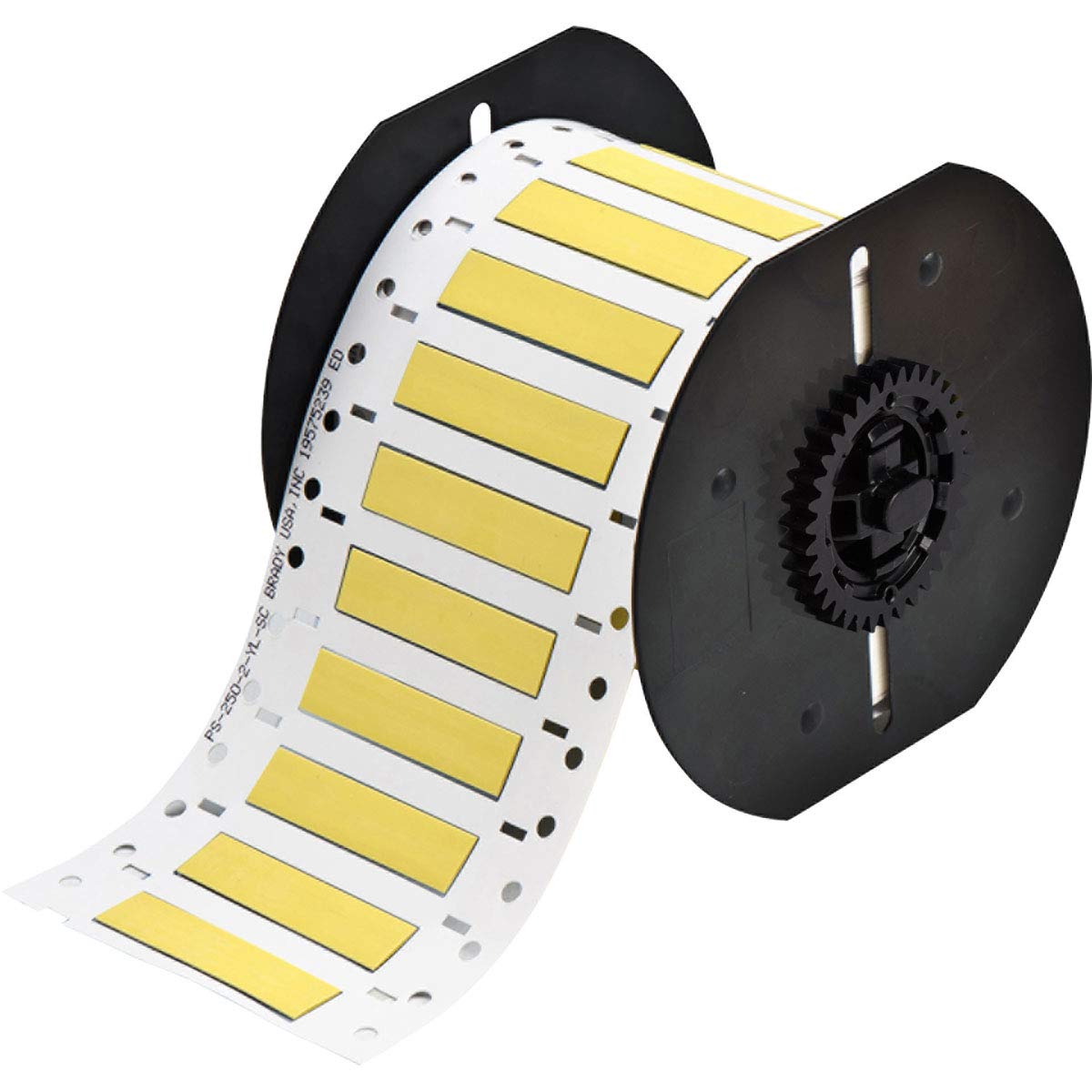Brady B33-250-2-342YL Heat-Shrink Polyolefin Sleeve - Yellow, 2:1 Shrink Ratio, 250°F Temperature Rating for Electrical Insulation and Wire Protection