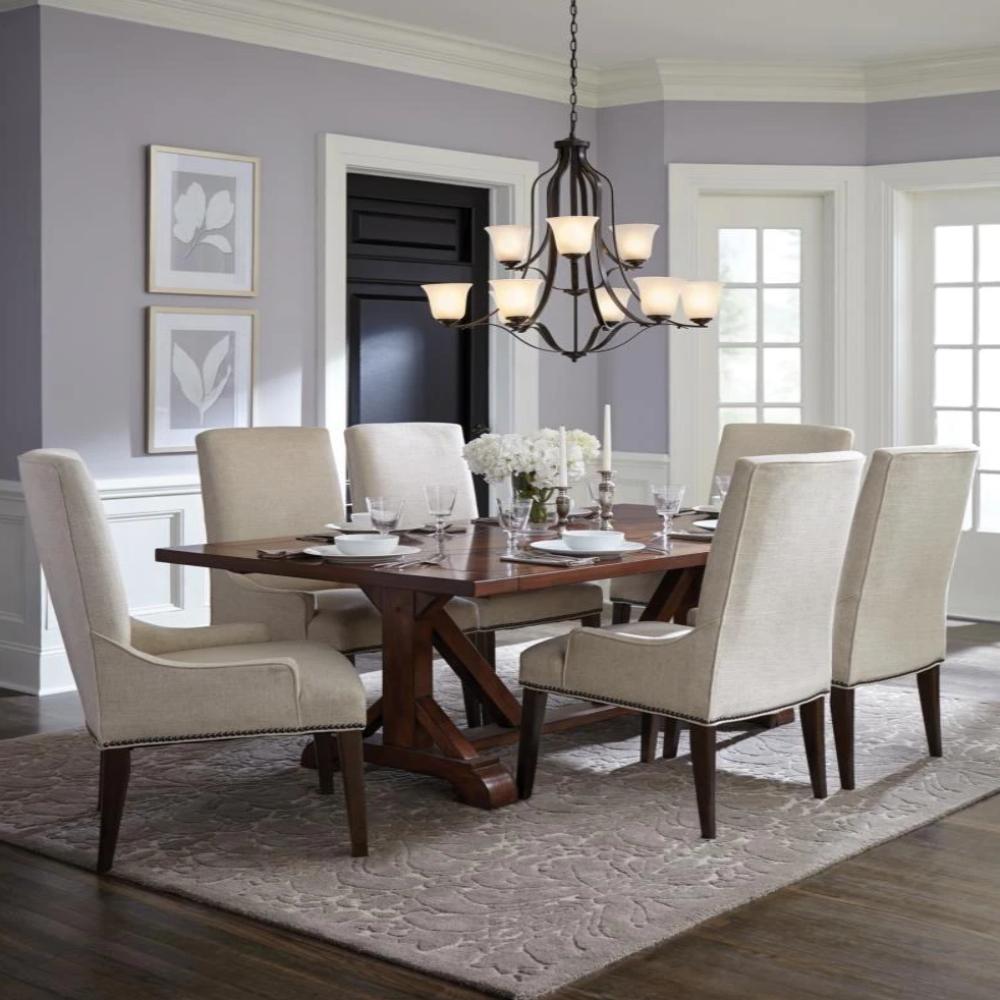 Hanover 9-Light Crystal Chandelier - Modern Elegant Dining Room Lighting Fixture for Home Decor | Perfect for Dining Room, Living Room, Bedroom & Foyer