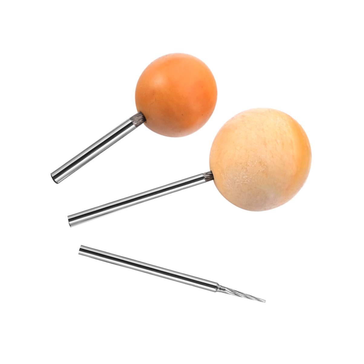 Hemoton 3-Piece Diamond Drill Bit Set - Carbide Rotary Grinding Burrs for Engraving, Carving & Tile Drilling | Perfect for DIY Crafts, Jewelry Making & Home Renovation Projects