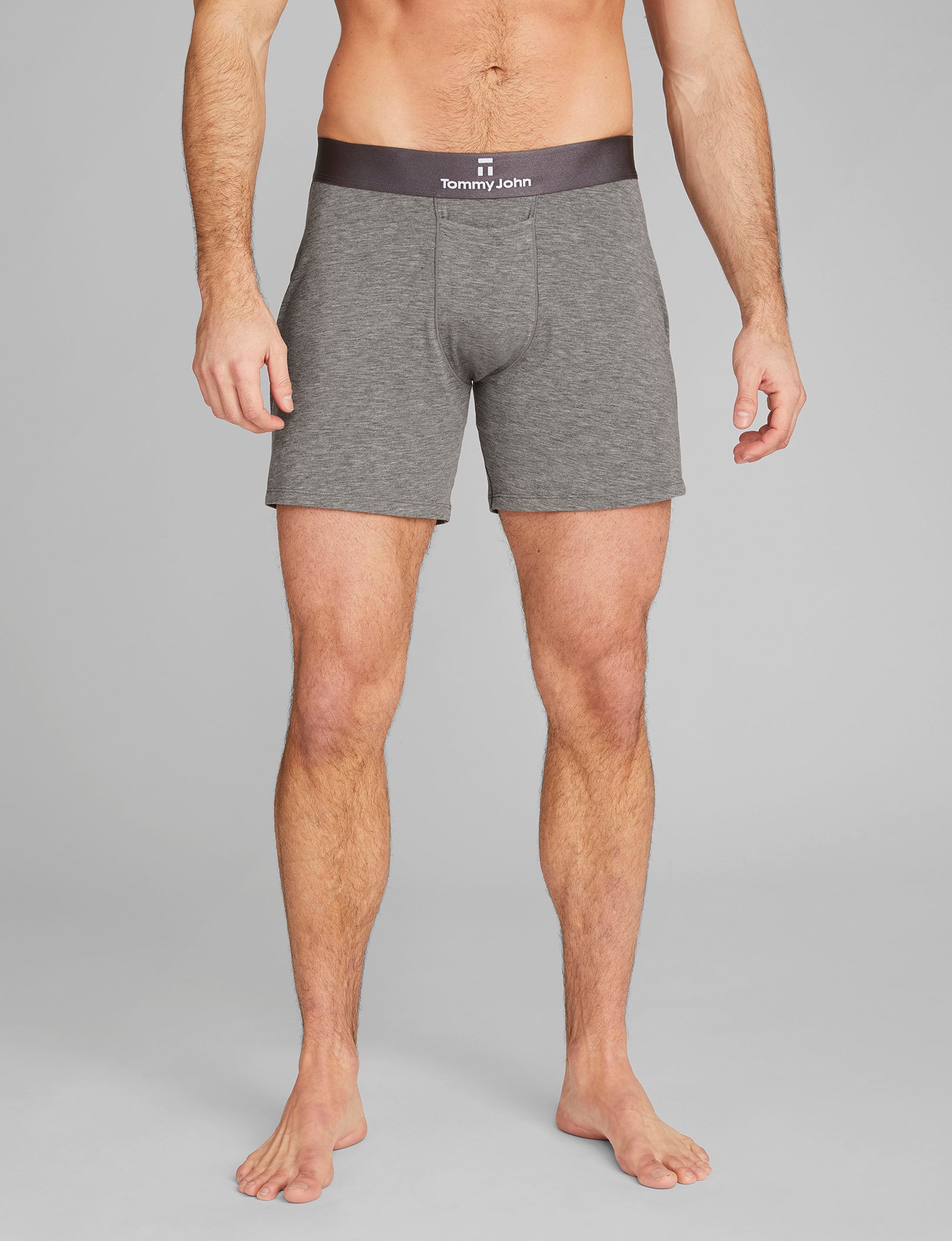 Second Skin Relaxed Fit Boxer Briefs - 6 Pack Ultra Soft Men's Underwear for All-Day Comfort | Perfect for Workout, Lounge & Sleep