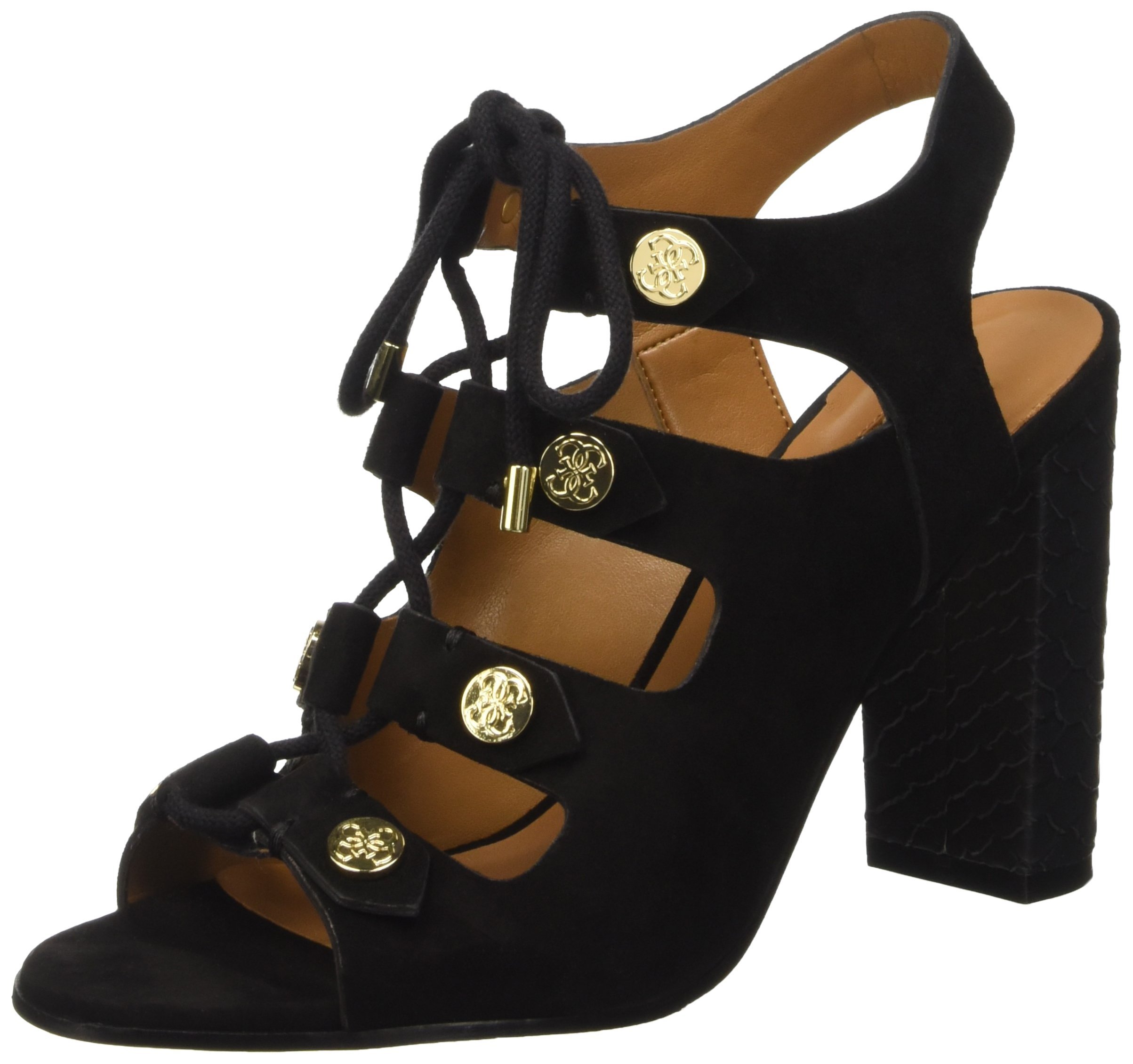 GUESS Women's Slave Sandals - Comfortable Summer Sandals for Women, Fashionable Slide Sandals with Adjustable Straps | Perfect for Beach, Pool, Vacation & Casual Outings