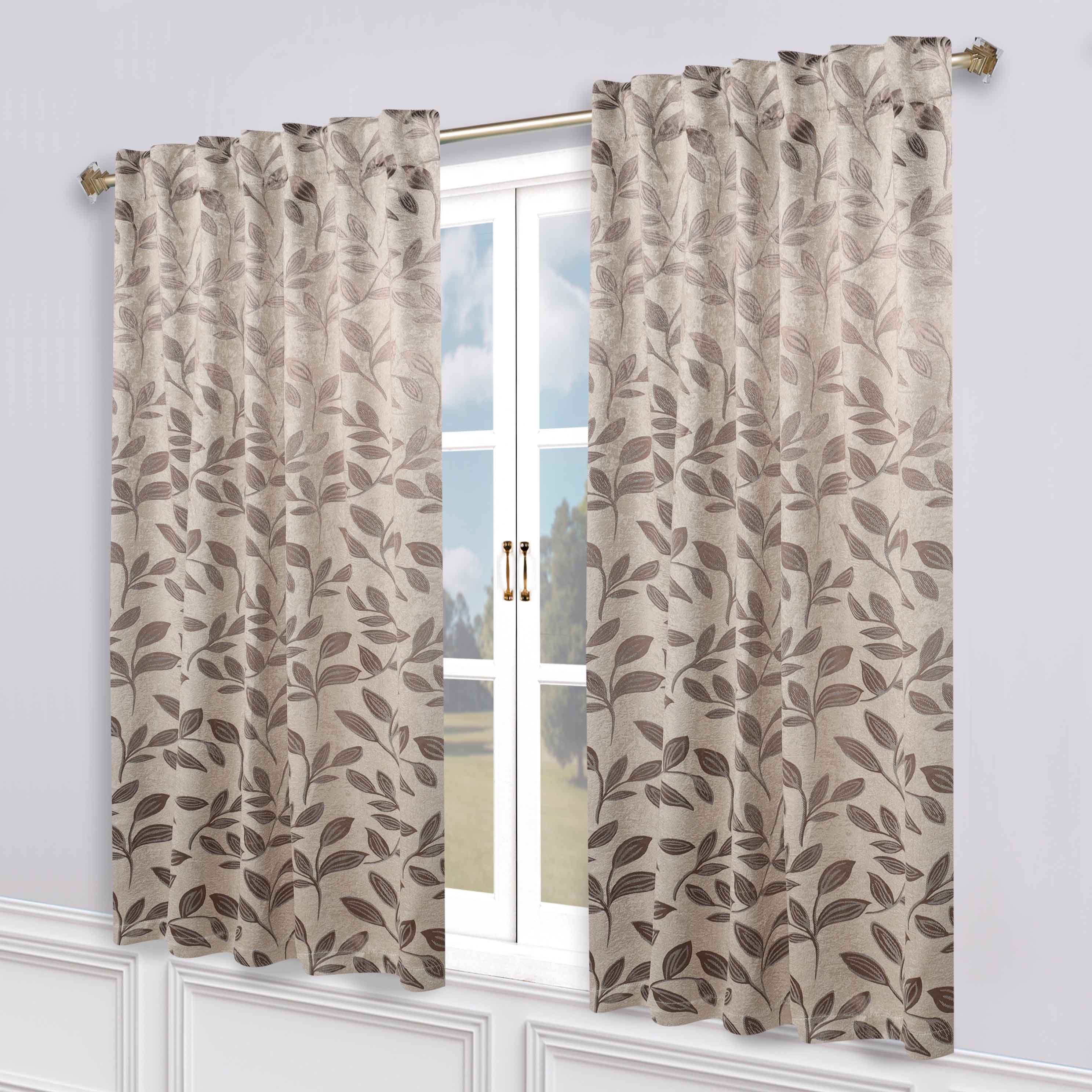 Premium Blackout Curtains for Bedroom - Super Soft Thermal Insulated Room Darkening Drapes with Back Tab Design (Set of 2 Panels) - Perfect for Nursery, Home Theater & Shift Workers