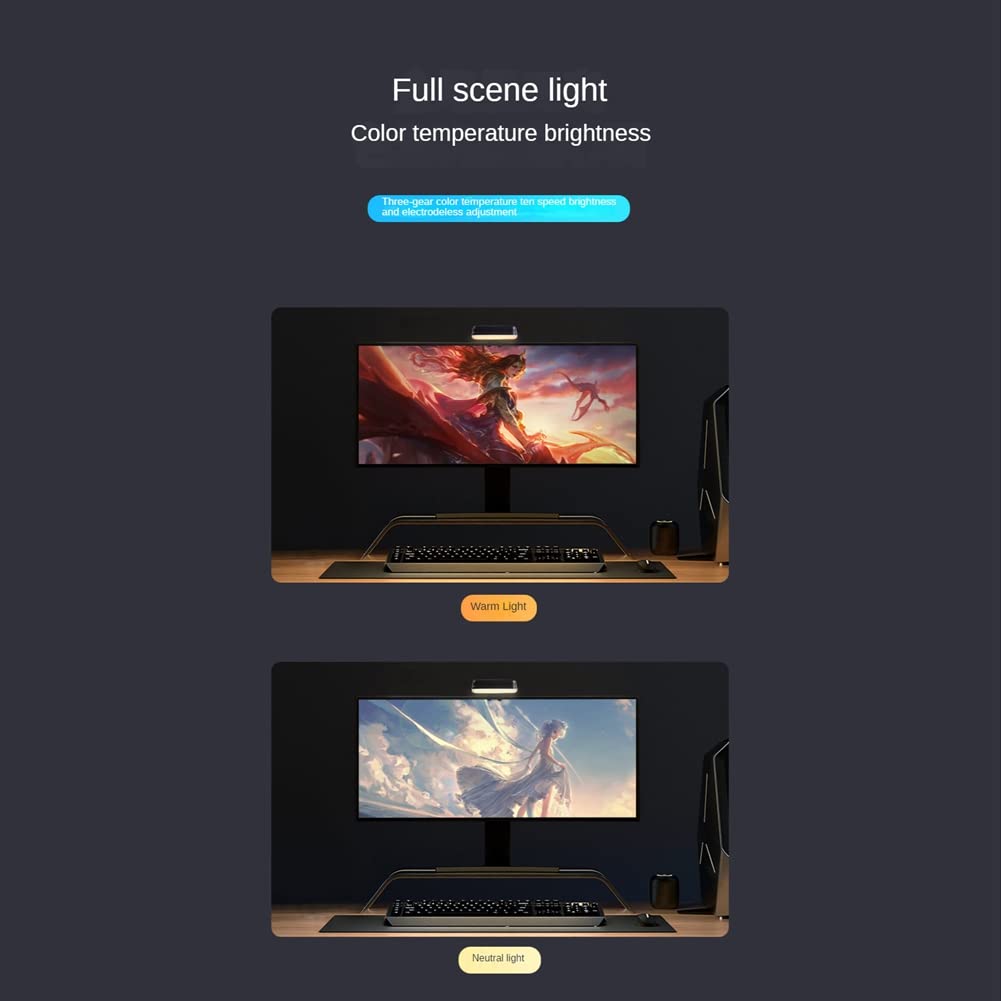 Mini LED Selfie Light for Mobile Phones - 2700K-6500K Adjustable Brightness, Computer Fill Light for Video Conference & Live Streaming - Perfect for YouTube, TikTok, Zoom Calls & Home Office