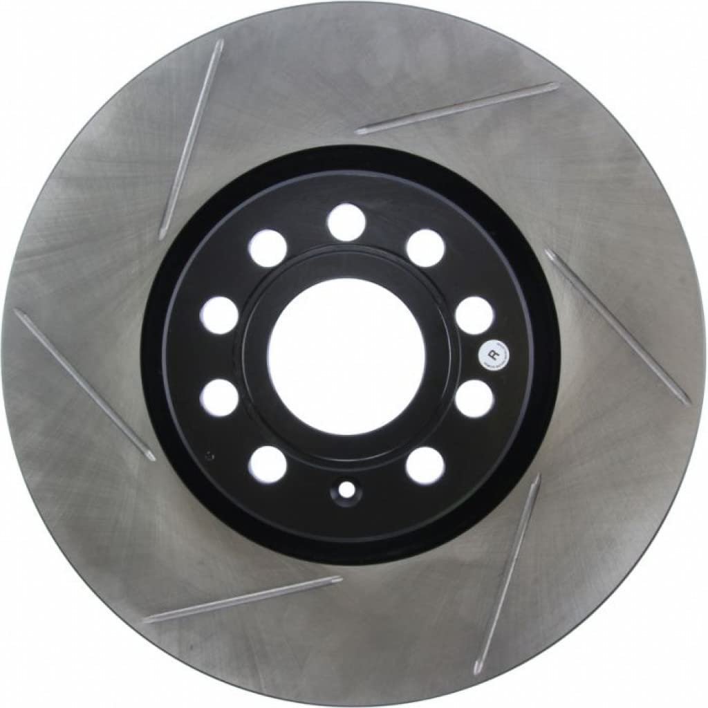 StopTech Slotted Brake Rotors for Audi TTS Quattro 2009-2017 - Front Passenger Side (126.33098SR) | High-Performance Braking for Street & Track Use