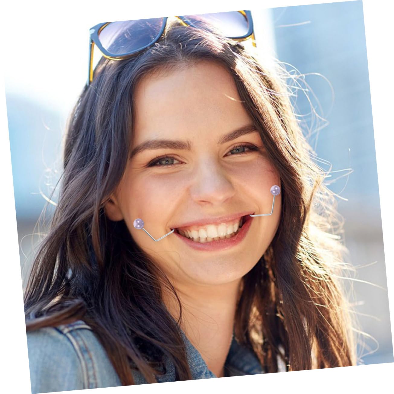 Natural Looking Dimples Maker - Metal Face Exerciser for Cheeks & Smile Training | Easy to Use Cheek Dimple Enhancer for Beauty & Facial Exercise | Perfect for Self-Care, Cosplay, and Photography