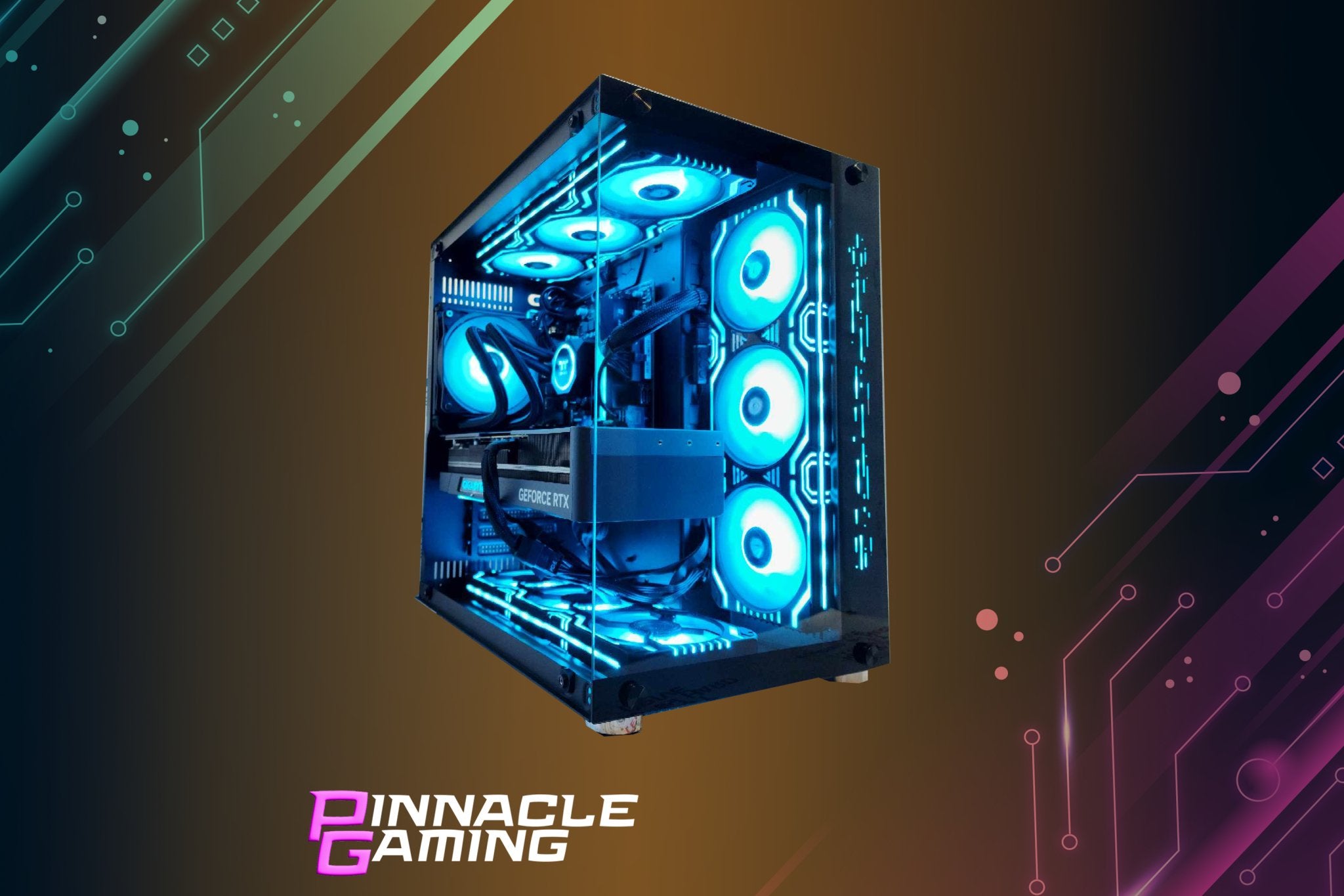 Custom Gaming Desktop PC - AMD Ryzen 7 7800X3D, NVIDIA RTX 4090, 2TB M.2 SSD, 32GB DDR5 RAM, GIM A620 Motherboard - Ultimate 4K Gaming & VR Ready Desktop Computer for Esports & Streaming