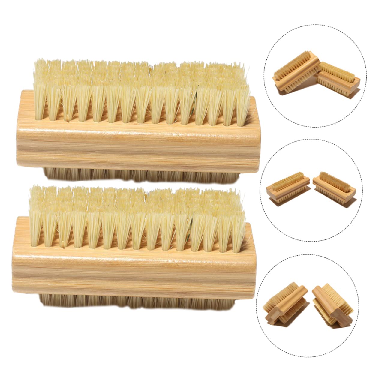 **Healeved Double-Sided Bamboo Nail Brush – Small & Portable for Easy Storage – Perfect for Home, Travel & Nail Salons – Gentle Cleaning for Healthy Nails**    *(Use Case: Ideal for daily nail hygiene, travel grooming kits, professional salon use, and eco-friendly personal care.)*