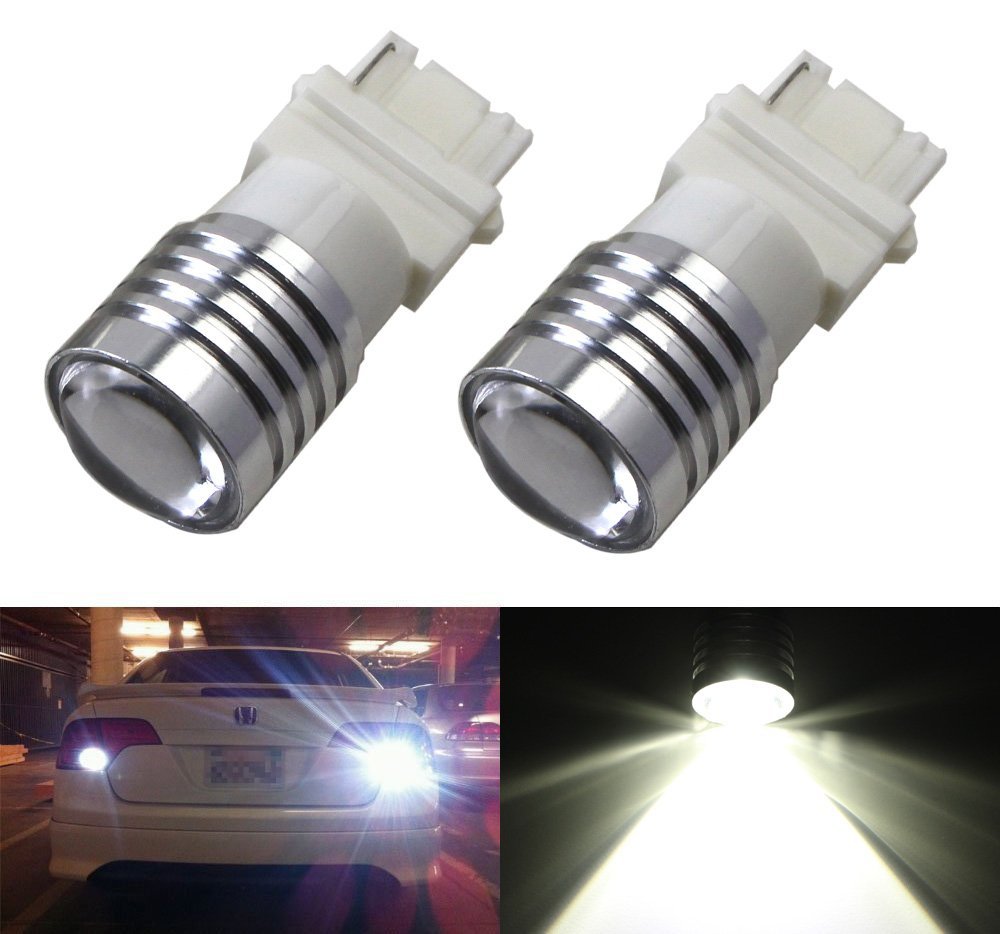 Extreme Bright 5W CREE XP-E White LED Bulbs - 3156 3056 Backup Reverse Light Bulbs for Trucks, SUVs, Cars - Perfect for Night Driving & Parking Assistance