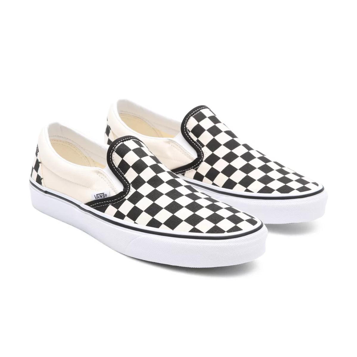 Classic Checkerboard Slip-On Shoes for Men & Women - Comfortable & Stylish Casual Sneakers for Everyday Wear, Walking, and Skateboarding