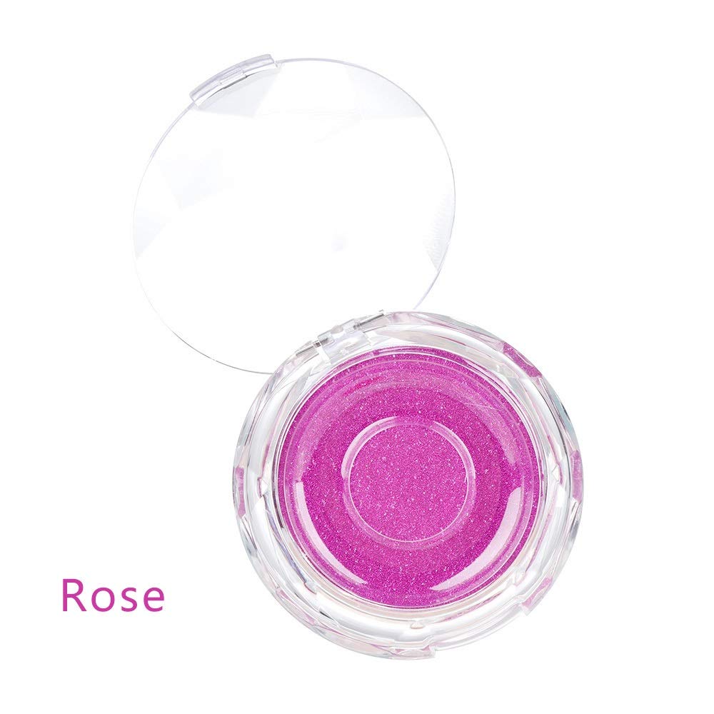 1PC Transparent False Eyelashes Storage Case with Mirror - Magnetic & Non-Magnetic Travel Makeup Box (Blue) | Perfect for Eyelash Extension Storage & On-the-Go Makeup Organization