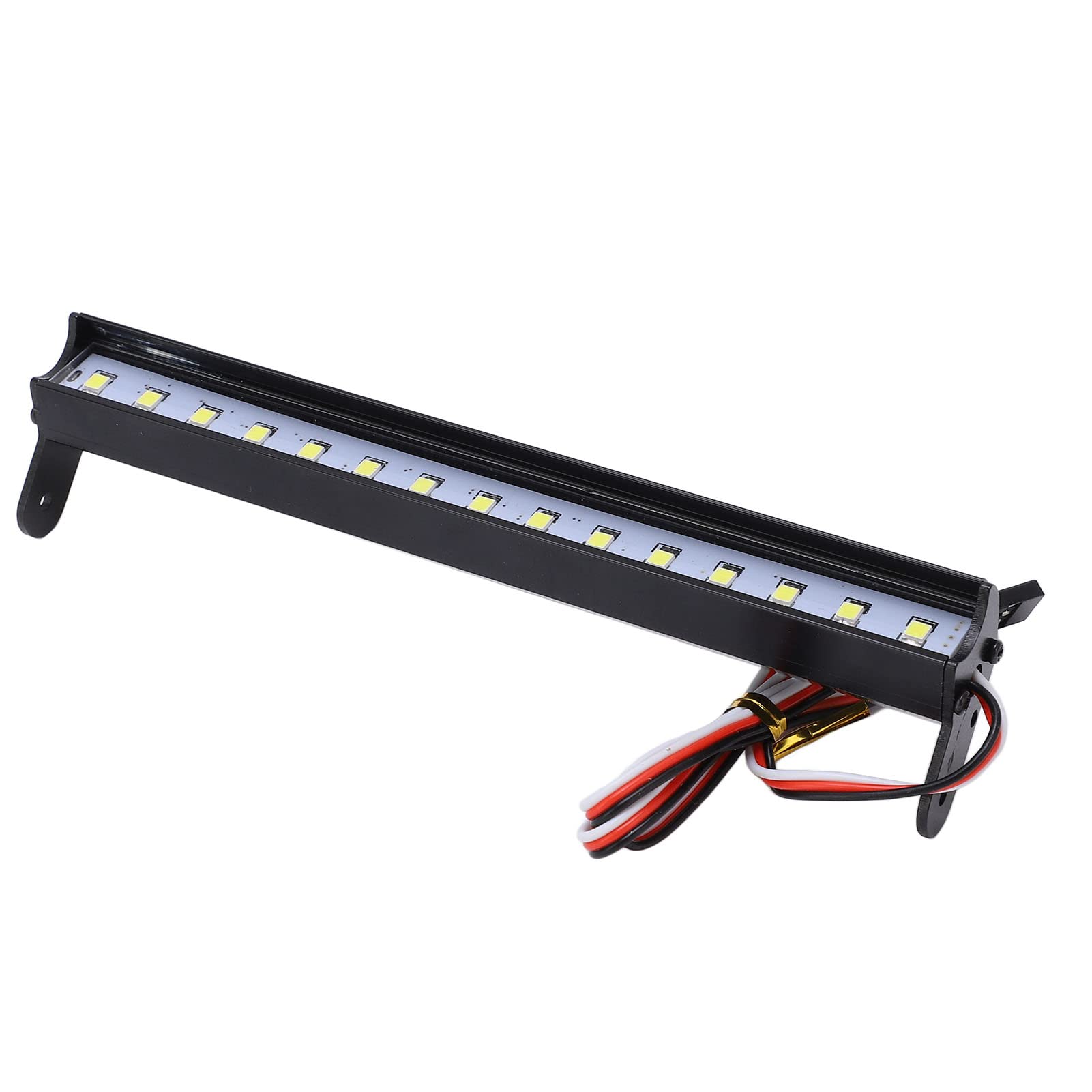 EATC RC LED Light Bar - 15 LED Beads, 8 Switching Modes, Aluminum Alloy, Long Lifespan for 1/10 RC Cars - Perfect for Off-Roading, Night Crawling & RC Car Upgrades