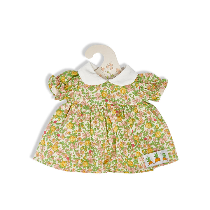 Floral Dress for Girls - Green & Pink | Perfect for Spring, Summer, and Special Occasions